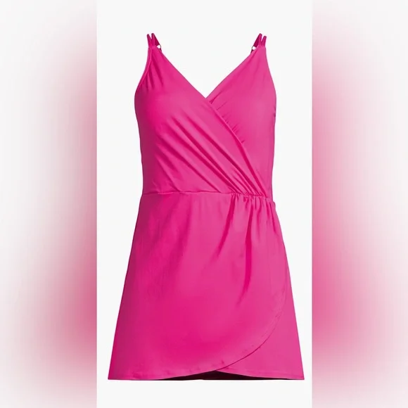 Wrap Silhouette One-Piece Swimsuit by Lands End - Picture 10 of 11